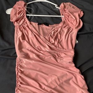 Pink body dress